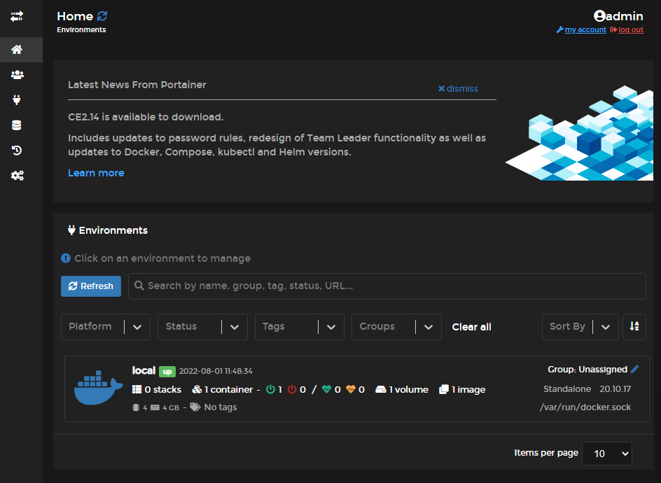 Portainer On Raspberry Pi | Brian Corder's Documentation